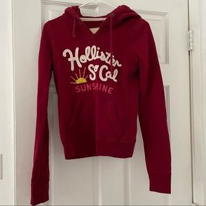 Hollister Red Hoodie | XS